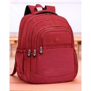 Imagem de Mochila Feminina Escolar Grande Estudante Adolescente Universitário Espaçosa-Unissex