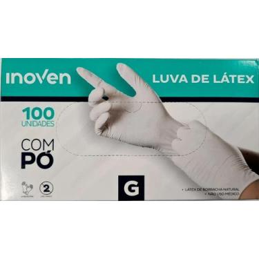 Imagem de Luva de Látex com pó Inoven caixa com 100 unidades (G)