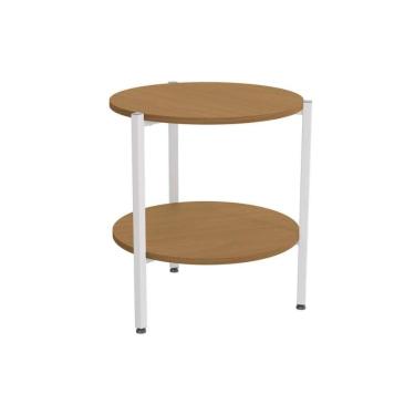 Imagem de Mesa Centro Sala Industrial Li017 Canela-branco - Kappesberg