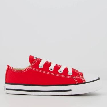 Imagem de Tênis Converse All Star Chuck Taylor Infantil Vermelho, 25