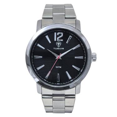 Imagem de Relógio Masculino Tuguir Analógico TG118 Prata e Preto