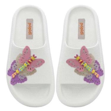 Imagem de Chinelo Infantil Menina Borboleta 25ao40 Estilo Nuvem 12.121-Feminino