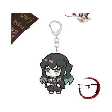 Imagem de Chaveiro De Acrílico Anime Demon Slayer Fofo, Pingente Para Estojo Esc