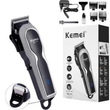 Imagem de Cortador De Cabelo Kmei Km-119 Moderna Para Contorno Facial - Kemei