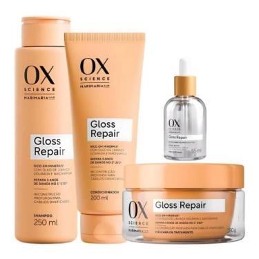 Imagem de Kit Ox Science Mari Maria Gloss Repair Sh+Cond+Masc+Oleo