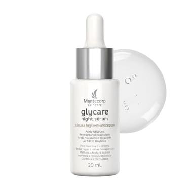Imagem de Sérum Rejuvenescedor Facial Glycare Night - 30ml - Ação Noturna com Retinol e Ácido Hialurônico - Auxilia na Firmeza da Pele - Textura Leve e Absorção Rápida - Mantecorp