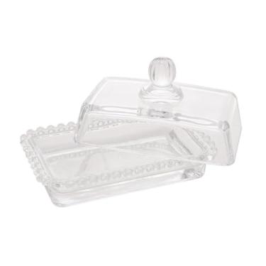Imagem de WOLFF - Manteigueira de Cristal com Tampa Pearl 17cm x 10,5cm x 10cm