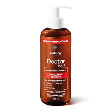 Imagem de Darrow Doctar Plus Shampoo Dermatológico Anticaspa Intensivo com Fórmula Sem Sulfato que Reduz Descamação, Coceira e Oleosidade e Protege a Fibra Capilar, 380ml