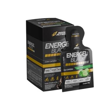 Imagem de Energel Black 10 Sachês Sabor Limão Bodyaction