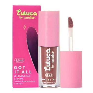 Imagem de Batom, Blush e Sombra 3x1 Luluca By Melu Got It All Savage Rr-M1007-6