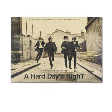 Imagem de Pôster The Beatles Vintage A Hard Day`s Night 51,5x36cm