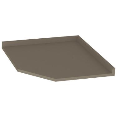 Imagem de Tampo P- Balcão Cozinha Gabinete Canto Oblíquo 78x78cm Duna - Henn