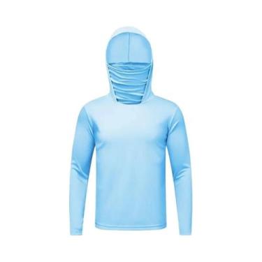 Imagem de Conjunto De Proteção Solar Para Pesca Masculino plus Size De Verão Com