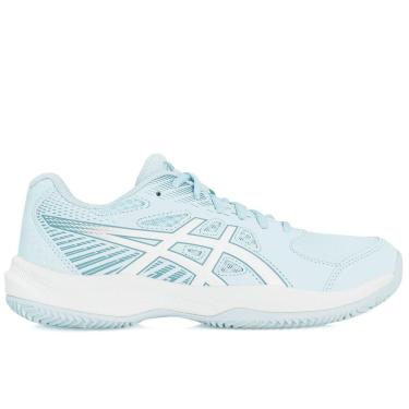 Imagem de Tênis Asics Court Slide 4 - Clay - Saibro - Azul Claro e Branco-Feminino