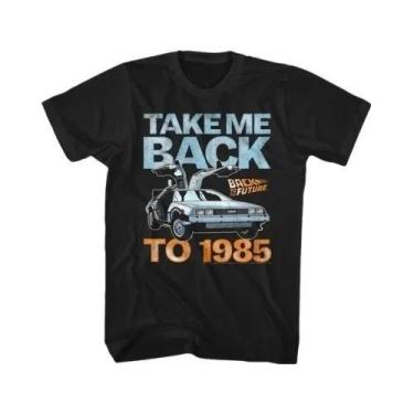 Imagem de Camiseta Masculina Vintage Com Estampa De Carro Do Filme Regresso Ao F