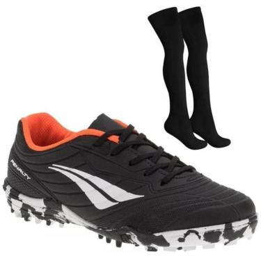 Imagem de Kit Chuteira Society Penalty Matís XXI Kids + Meião-Unissex