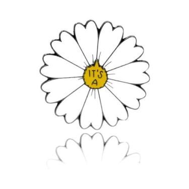 Imagem de Broche Rotativo De Bússola De Cores Esmaltado, Distintivo De Roda De C