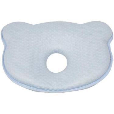 Imagem de Travesseiro Para Bebê Anatômico Urso Azul 16151 Buba