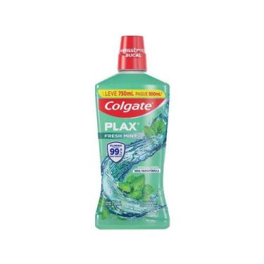 Imagem de Enxaguante Bucal Sem Álcool Colgate Plax Fresh Mint 750ml, 750ml