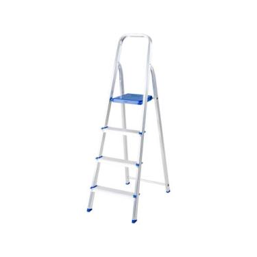 Imagem de Escada de Alumínio Mor 4 Degraus 120Kg 005102