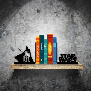 Imagem de Aparador Porta Livros Star Wars Darth Vader Yoda - Geek Marketplace