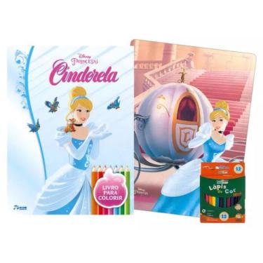 Imagem de Escolha seu tema - livro kit diversão colorir com lápis de cor - menin