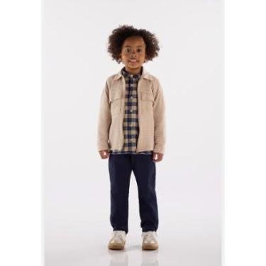 Imagem de Jaqueta Infantil em Malha Jacquard Xadrez Up Baby-Masculino