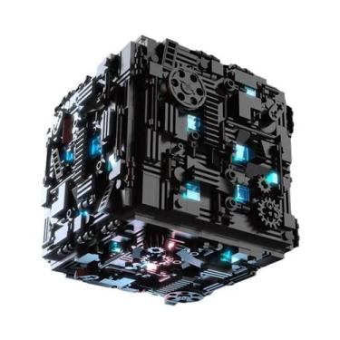 Imagem de Quebra-Cabeça De Montar Base Secreta Com Caixa De Descriptografia De M