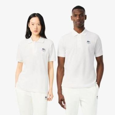Imagem de Camisa Polo Lacoste L.12.12 Clássico Fit com Estampa Assinatura Masculina-Masculino