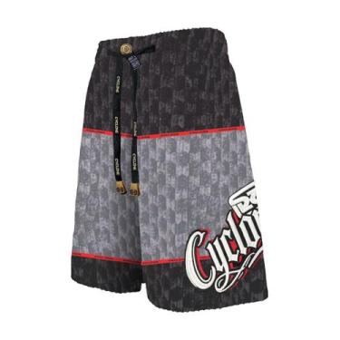 Imagem de (LANÇAMENTO) Bermuda Cyclone Veludo Chess Recorte Wilders, Preto, M