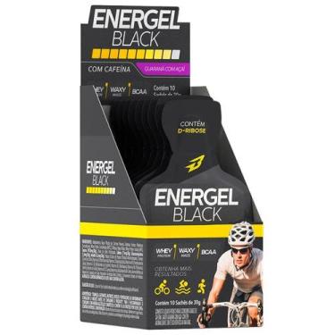 Imagem de Energel Black - 10 Sachês Guaraná c/ açaí - BodyAction - Body Action