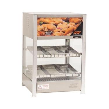 Imagem de Estufa Vitrine para Salgados com Vapor e Led 6 Bandejas 464 6B Tita 22