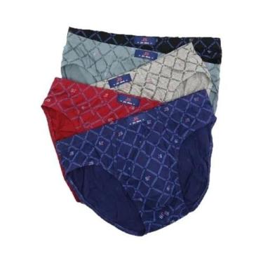 Imagem de Cuecas De Algodão Respirável Para Homens Em Tamanhos Grandes, 5 Peças,