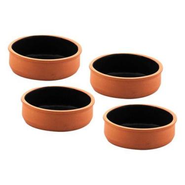 Imagem de Kit bowls Tigela Aldeia Cerâmica Preto 80ml -L Hermitage - L'Hermitage