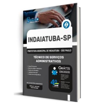 Imagem de Apostila Prefeitura de Indaiatuba - SP - Técnico De Serviços Administr