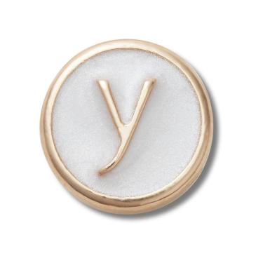 Imagem de Jibbitz Letra Y Pequena Perolizada Único-Unissex