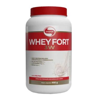 Imagem de Whey Protein Whey Fort 3W Neutro Vitafor 900g