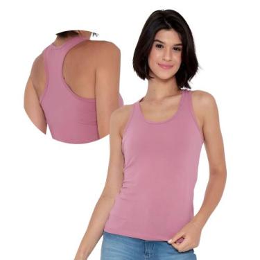 Imagem de Camiseta Feminina Blusa Nadador Fitness Elastano Atacado - Divina Lã, 