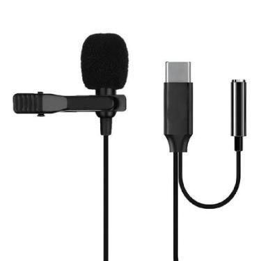 Imagem de Microfone Lapela Type C Satellite A-FONE35C Lavalier Preto