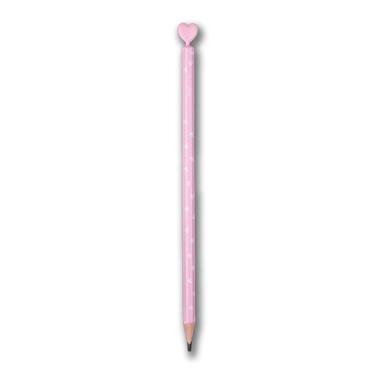 Imagem de Lápis HB c/ponteira Coração BRW Cor:Rosa, Rosa