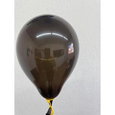 Imagem de Balão Látex Preto 9 Pacote com 50 und - Sem Marca