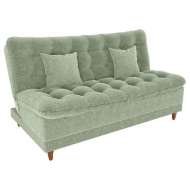 Imagem de Sofa Cama 2 Lugares 185 cm Duda Tecido Boucle F492 Natural Milani Stor