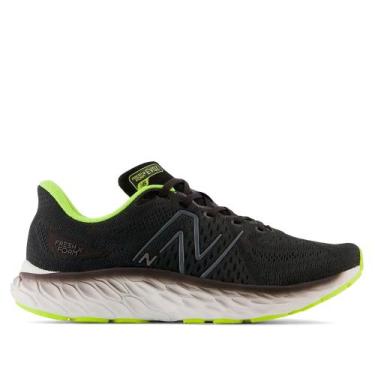 Imagem de Tênis Masculino New Balance Fresh Foam X EVOZ V3 Preto/verde, Preto, V