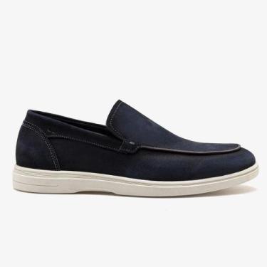 Imagem de Sapato Democrata Casual Tulum Em Couro Ref. 647101, Navy, 40