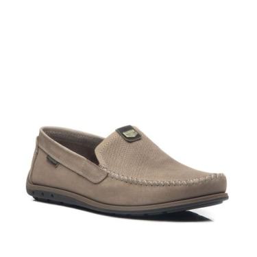 Imagem de Sapatilha Pegada 141603 Masculino Mocassim em Couro - 42, Jeans, 42