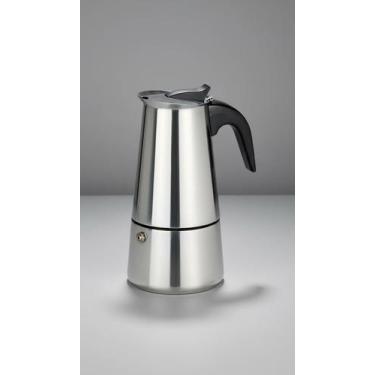 Imagem de Cafeteira Italiana Moka Aço Inox 200ml 4 Xícaras - Congratulations Sto