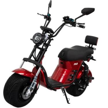 Imagem de Bicicleta Elétrica 1000W 60V Bateria Lítio Removível Freio a Disco FX2