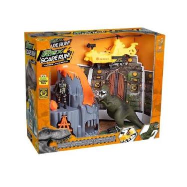 Imagem de Playset Militar Rex Scape Run Samba Toys 4 Peças