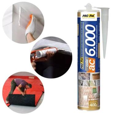 Imagem de Cola de Montagem Extra Forte AC6000 400g Multiuso - Profixx, Unidade