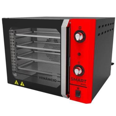 Imagem de Forno Industrial Convector Venâncio Elétrico Smart Basic Vermelho 4 Es